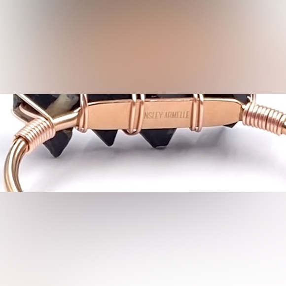 Kinsley Armelle Rose Gold Raven Bracelet, size 6.25-7.25” - Picture 4 of 4